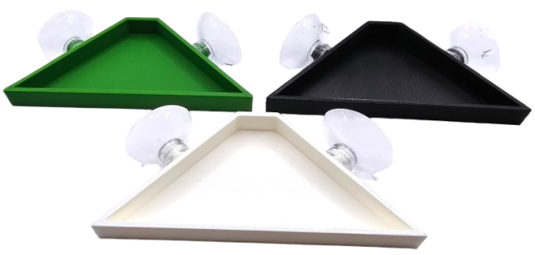 feeding dish (corner #1)